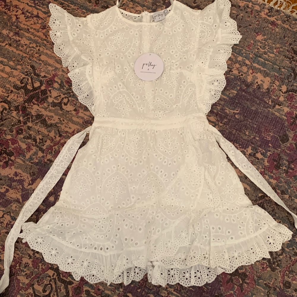 Princess Polly white lace dress